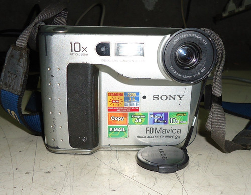 Câmera Sony Fd Mavica 10x Sucata