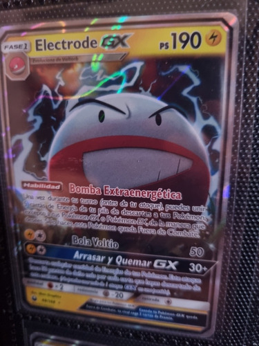 Electrode Gx Carta Pokémon Original+10 Cartas+regalos