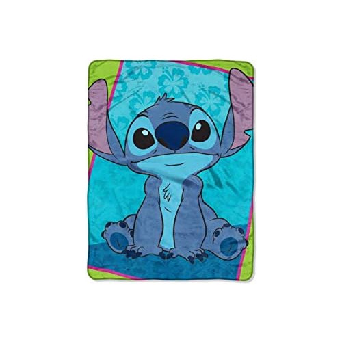 Manta De Micro Raschel  S Lilo & Stitch,  Malo Pero Lin...