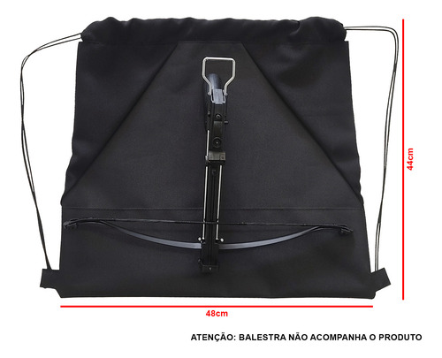 Balestra Besta 50 Libras Pistol Crossbow + Capa + Bandoleira