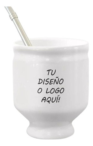 Mate Ceramica Personalizado - Logo - Foto - Frase