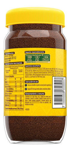 Nescafé Café Soluble Estilo Café De Olla Frasco 170g