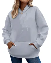Comprar Hoodies Con Bolsillo De Canguro Con Cordón Con Capucha Mujer
