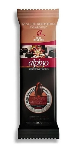Chocolate Lodiser Alpino semiamargo tableta de 500g