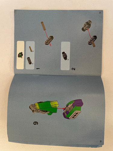 Instructivo Del Set De Lego 6862 Superman Y Lex Luthor Dc