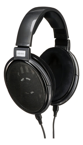 Auriculares Sennheiser Hd650 con auriculares negros con cable