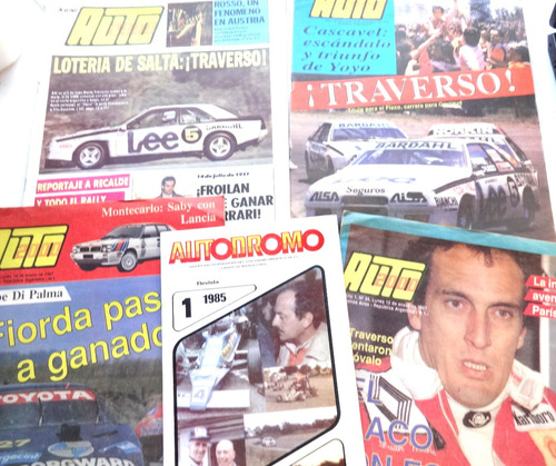 Lote 5 Auto Antiguo Tc2000 Renault Fuego Autodromo Revista