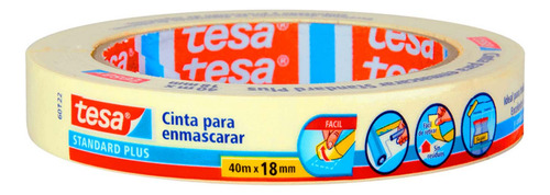 Cinta De Enmascarar Masking Tesa 18mm X 40mts