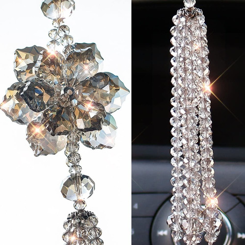 Hoja H + D Crystal Arce Coche De Suerte Colgante Colgantes E