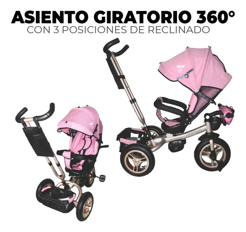 Triciclo Multifuncional Noni 3 En 1 Musical