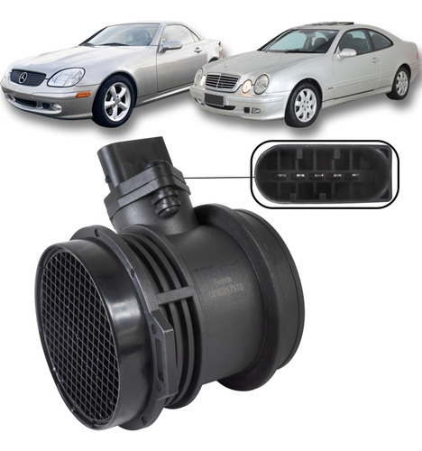 Medidor Sensor Fluxo Ar Mercedes Ml 320 3.2 V6 1998 A 2003