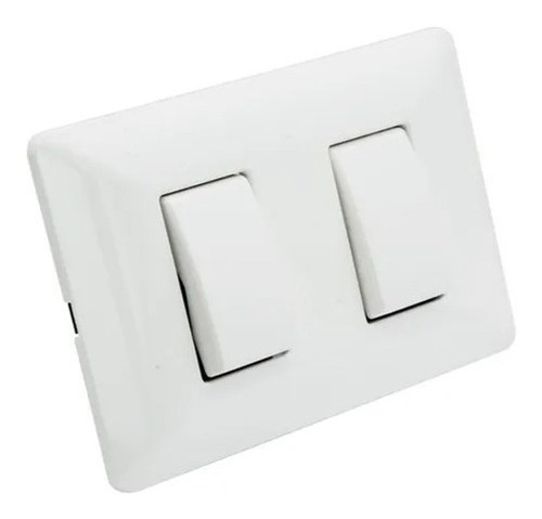 Interruptor De Luz Doble  250v/10a