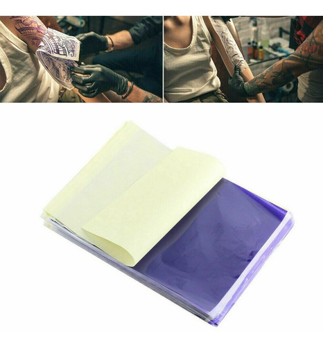 Imagen 6 de 7 de Papel Transfer Tatuaje - Papel Hectografico Tattoo