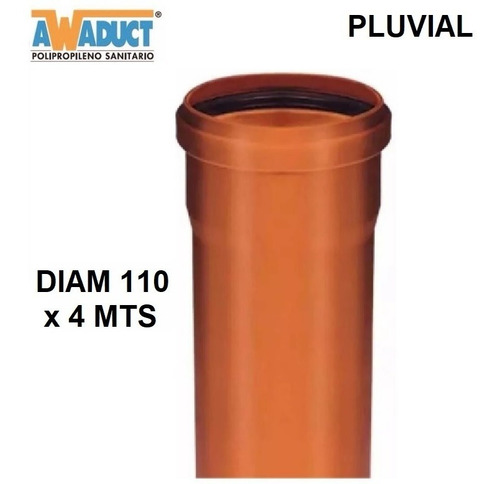 Caño Awaduct 110 X 4 Mts (pluvial)