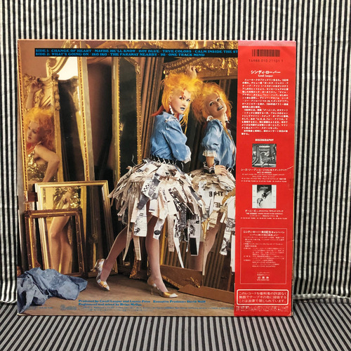 Cyndi Lauper True Colors Lp Edição Japonesa Com Obi (Usado)