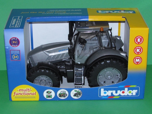 Tractor Lamborghini R8.270 Dcr Escala 1:16 Bruder 3084 Color Gris