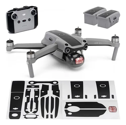 Wrapgrade Skin Compatible Con Dji Air 2s | Color De Acento .