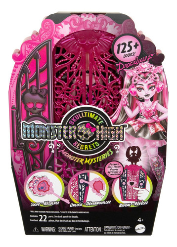 Monster High Muñeca Skulltimate Modas Secretas Draculaura