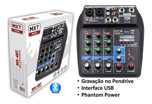 Imagem 4 de 10 de Caixa Ativa 8 Passiva 150 Watts Mesa Som 4 Canais Interface