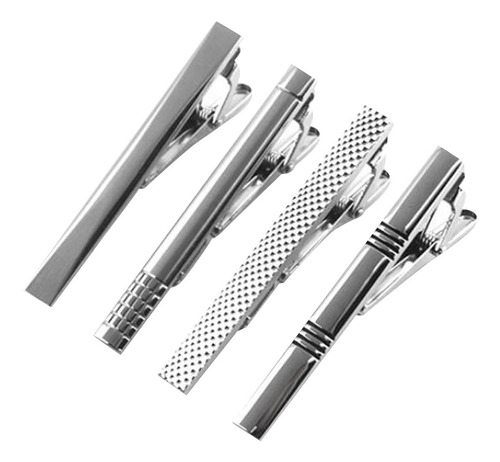 Imagen 6 de 6 de 4x Hombres Corbatas Clips De Barra Clip De Corbata Clip De