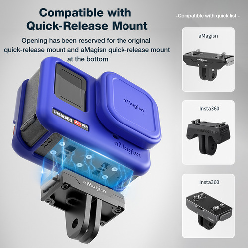 Kit De Protección De Cámara. Cámara Insta Con Asa De Silicon