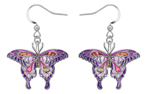 Newei Lindos Aretes De Mariposa Colgantes Para Mujeres Niñas