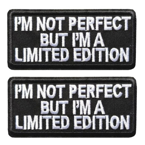 I´m Not Perfect Parche Suéteres, Mxnsk-002, 2 Parche, I´m No