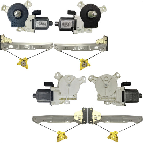 Kit 2 Motores Bosch 2 Maquinas De Dd Vidro Vw Gol 2008 A 23