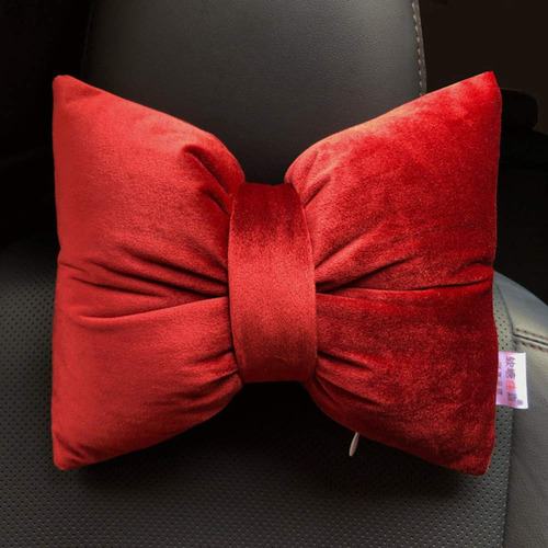 Almohada Terciopelo Lazo Para Cuello Automovil Reposacabeza