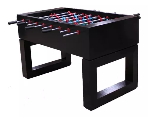 Mesa de jogo de pebolim (pebolin, totó, fla-flu, foosball)., - Detalhes do  Bloco DWG