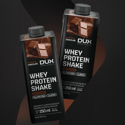 Whey Protein Shake 250ml - Chocolate - Dux