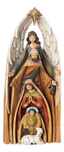 Belén De La Sagrada Familia Romana, Figura Navideña Anidada,
