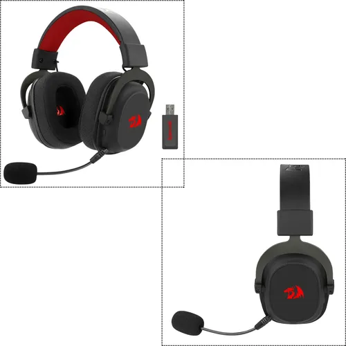 Fone Headset Redragon Gamer H510-pro Zeus Rgb Wireless 7.1 | Frete