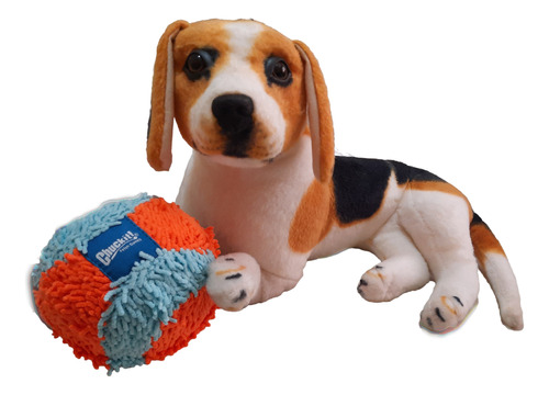 Brinquedo Bola Felpuda Silenciosa Para Cães De Apartamento
