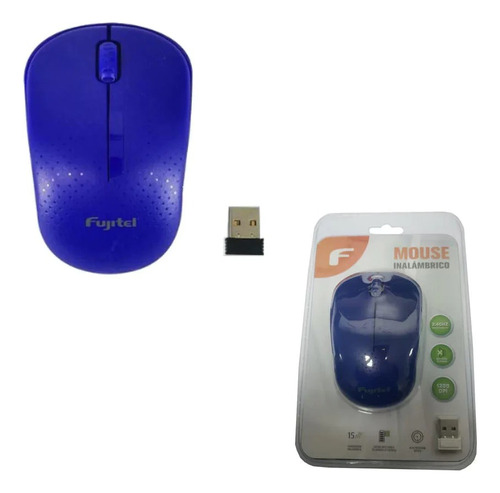 Mouse Inalambrico 2.4g 1200 Dpi Fujitel I160mws101a Azul