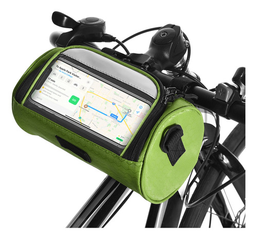 Bolsa Para Manillar De Bicicleta Con Soporte Para Teléfono Y