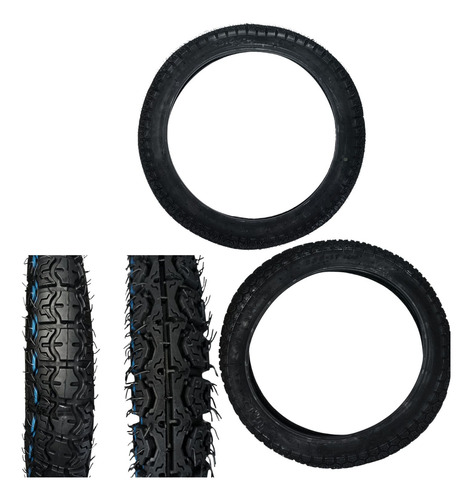 Kit Cubiertas 250 17 + 275 17 Para Gilera Smash Rr 125