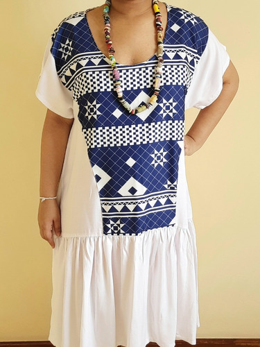 Imagem 5 de 5 de Vestido Feminino Tecido Tônia