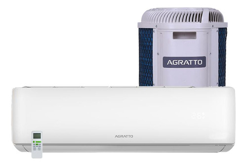 Ar-condicionado Split Agratto Hw One Top 9000btus/h F -220v Cor Branco 220v