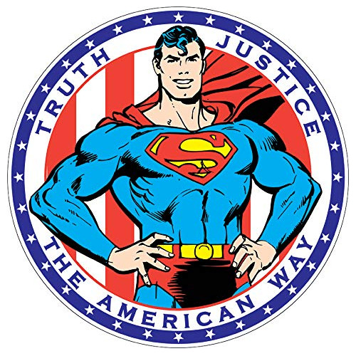 Señal De Aluminio  Superman American Way  Borde Troque...
