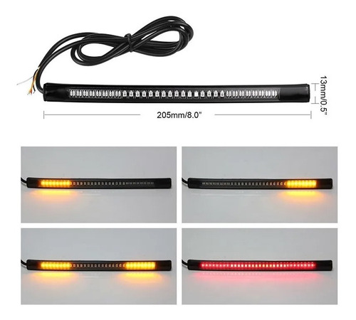 Imagen 2 de 7 de Cinta Led Tunnig Auto Vehiculos.posicion Y Señalero Caminero