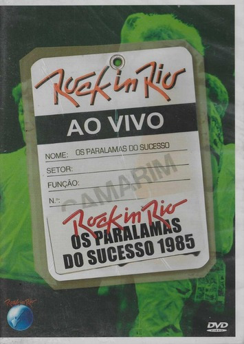 Os Paralamas Do Sucesso Dvd Rock In Rio Ao Vivo 1985