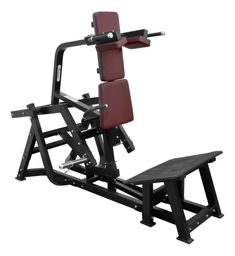 Maquina Sentadilla V Hack 2 Soportes Altura Ajustable Gym