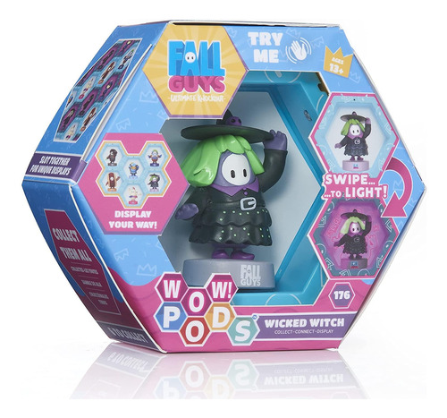 Figura Iluminada Wicked Witch Swipe De Fall Guys De Wow Pods