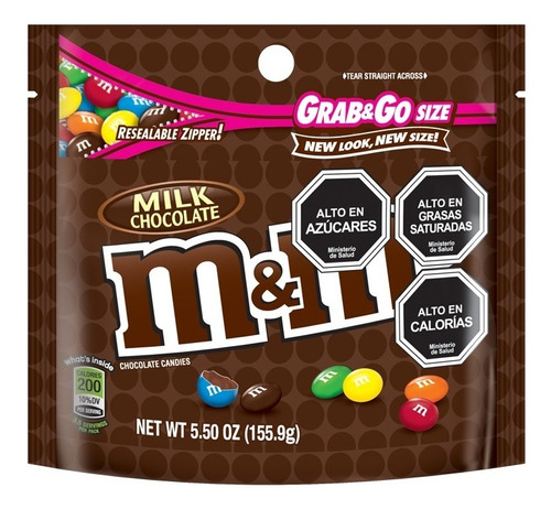 M&m Chocolate Con Leche 156g