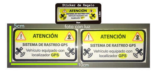 Stickers Para Auto O Camioneta Localización Gps 2 Stickers