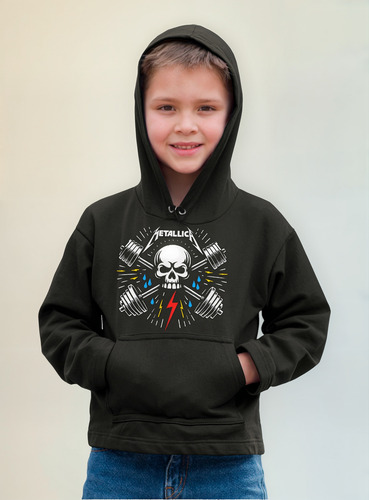 Sudadera Metallica Para Niño Thrash Metal Justice For All