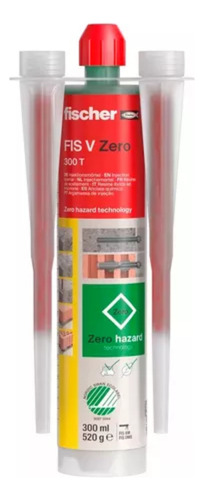 Taco Químico Fischer Fis Vzero 300 Sellador Anclaje X Unidad