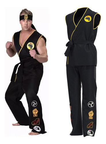 Karate Kid Cobra Kai Taekwondo Disfraz Cosplay Niños Adulto