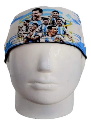 Gorro Quirúrgico Hombre + Lanyard Selección Argentina Futbol